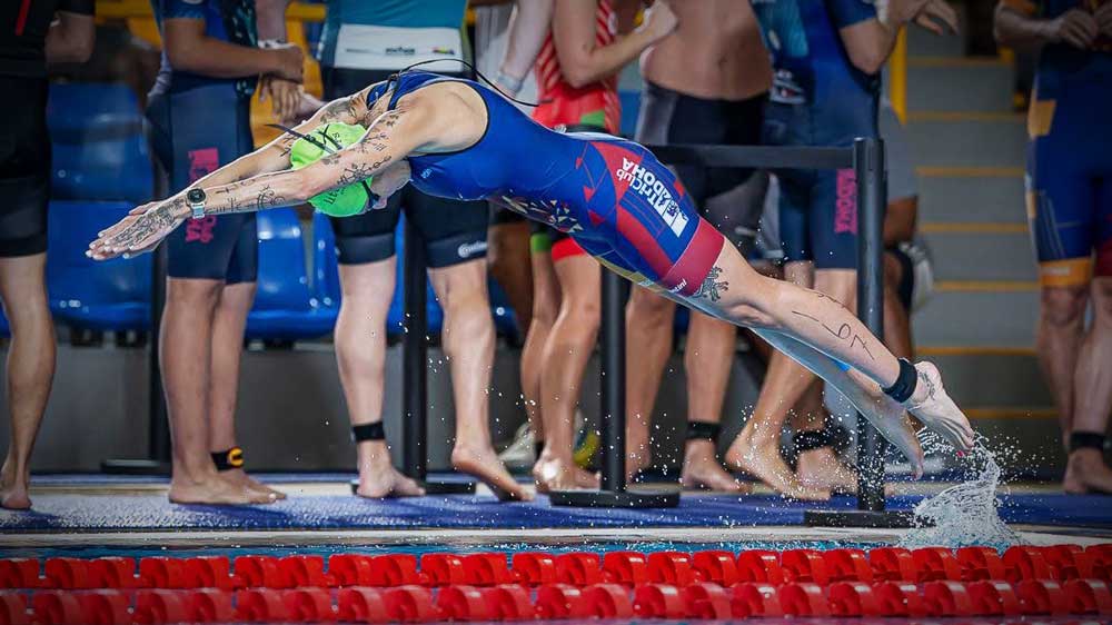 Novice triathletes often favour the familiar environment of a pool swim. However, Qatar's beautiful beaches and comfortable water temperatures warrant getting confident in open water.